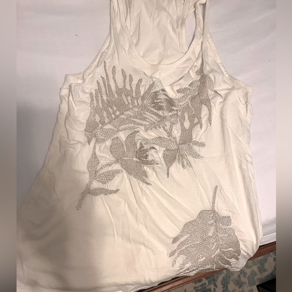 Banana Republic Tops - Banana Republic Vintage tank Size XS cream colored